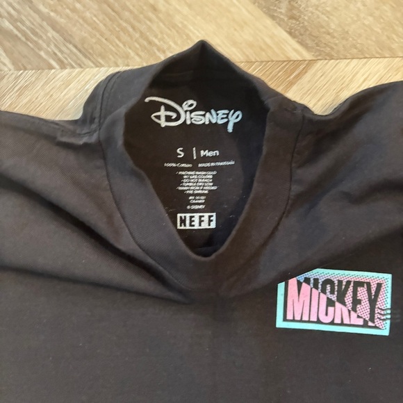 NWOT Black Disney Mickey Mouse Graphic T-Shirt - Picture 3 of 5